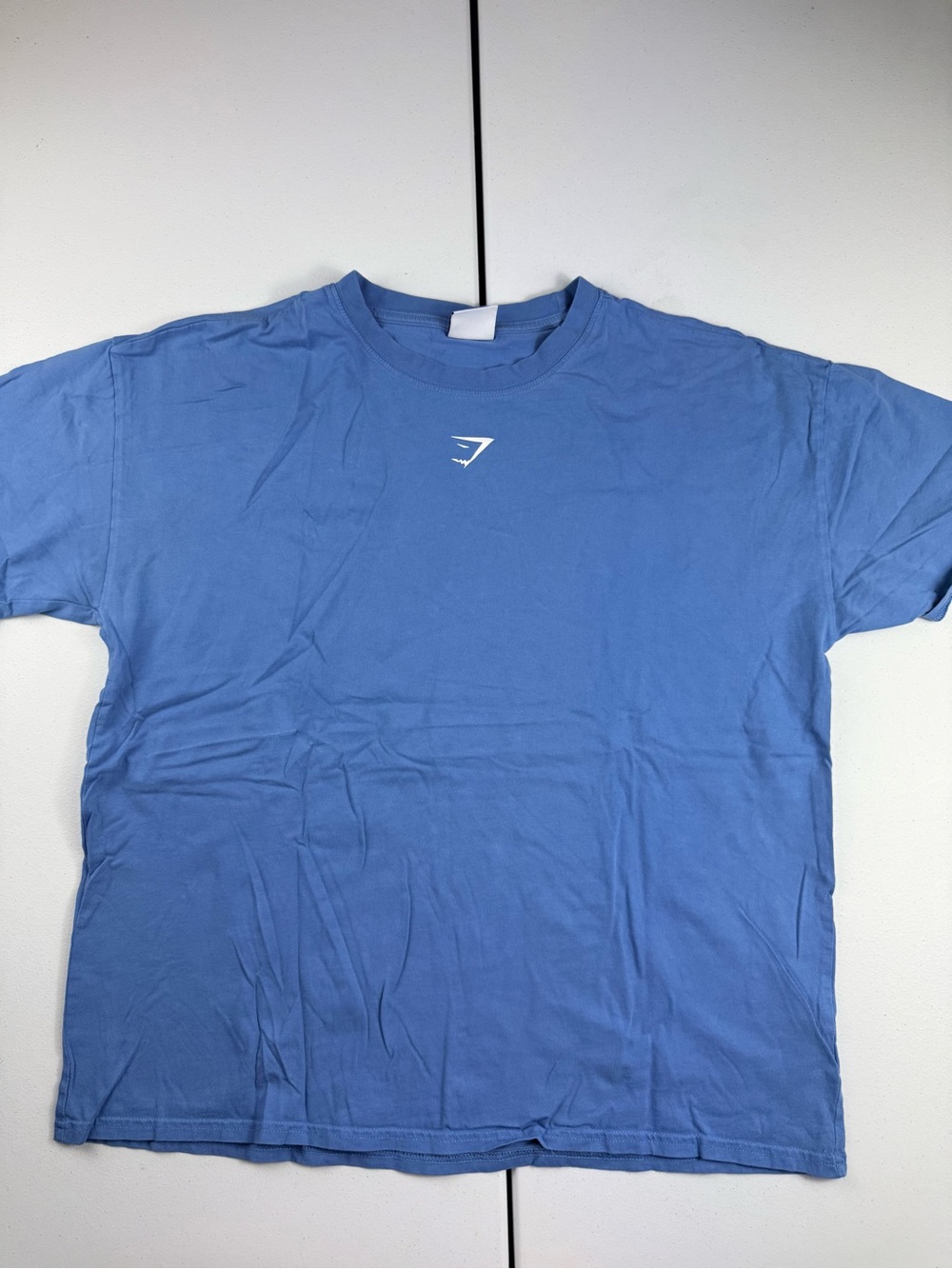 Gymshark women’s T-Shirt in Light Blue - Classic Crew Neck
